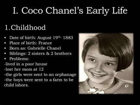 coco chanel date of birth|coco chanel family background.